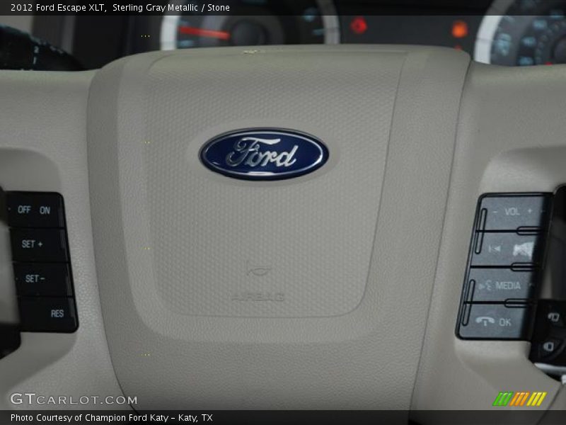 Sterling Gray Metallic / Stone 2012 Ford Escape XLT