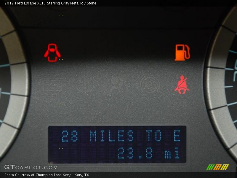 Sterling Gray Metallic / Stone 2012 Ford Escape XLT