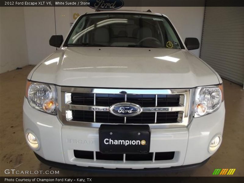 White Suede / Stone 2012 Ford Escape XLT V6