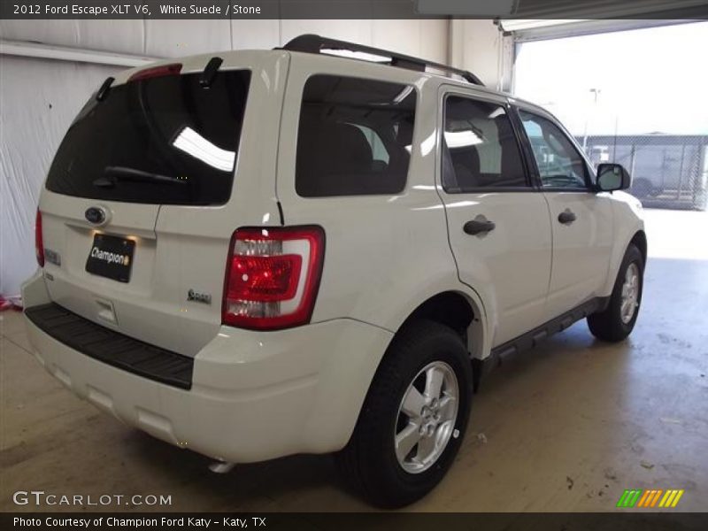 White Suede / Stone 2012 Ford Escape XLT V6