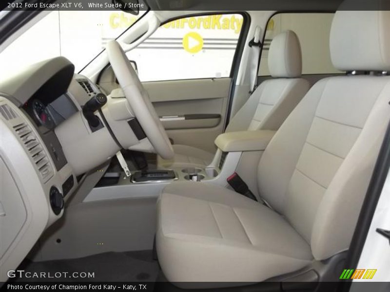 White Suede / Stone 2012 Ford Escape XLT V6