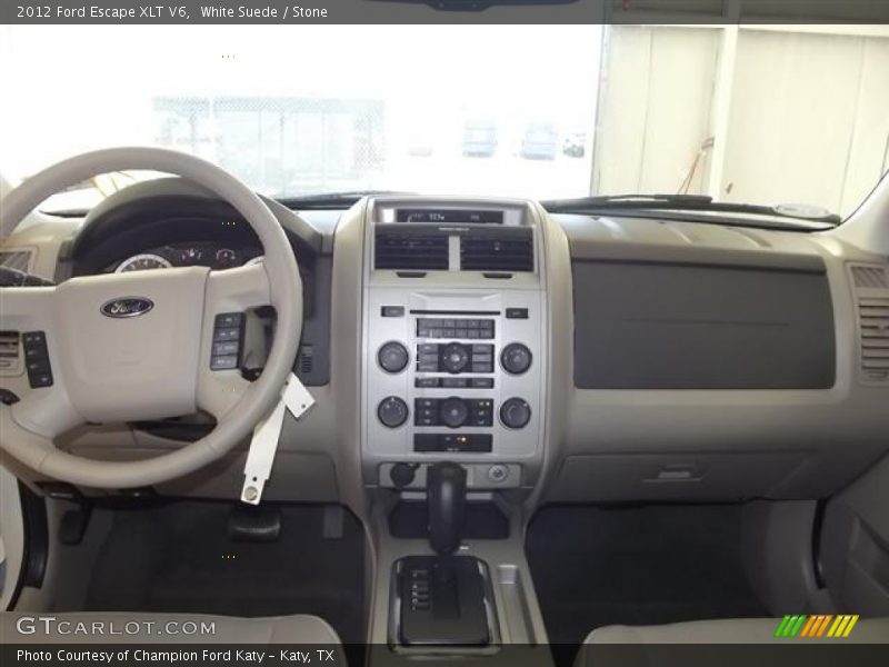 White Suede / Stone 2012 Ford Escape XLT V6