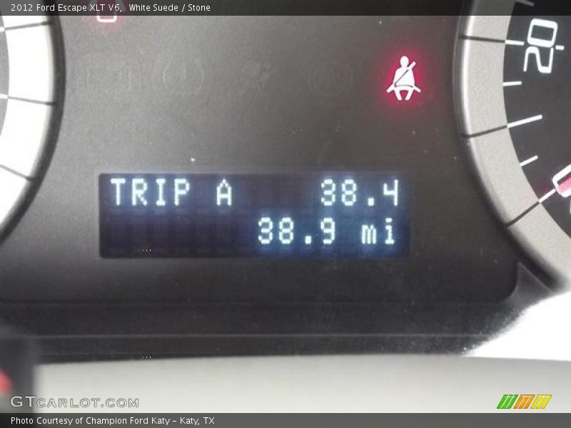 White Suede / Stone 2012 Ford Escape XLT V6