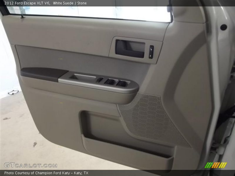 White Suede / Stone 2012 Ford Escape XLT V6
