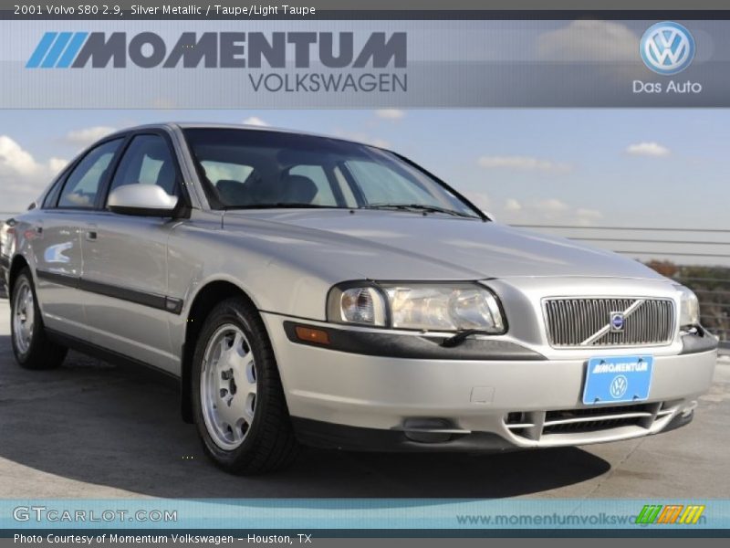 Silver Metallic / Taupe/Light Taupe 2001 Volvo S80 2.9