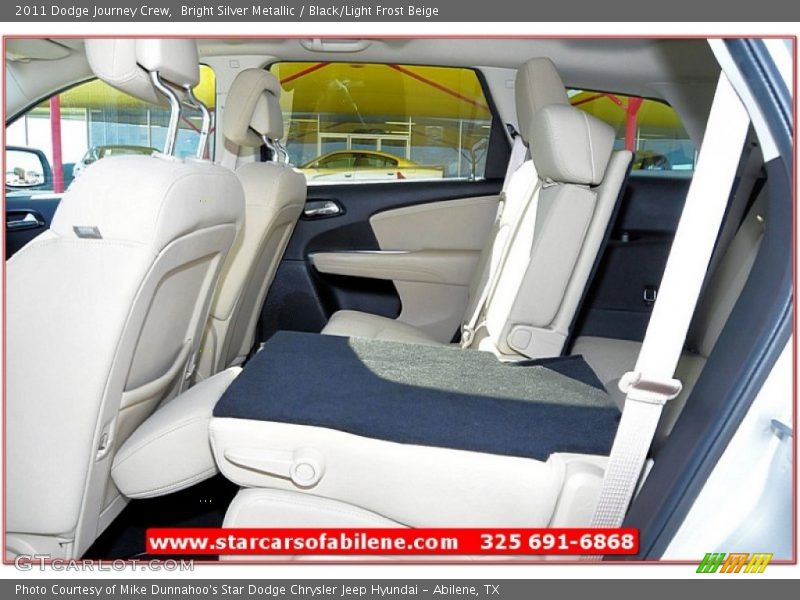 Bright Silver Metallic / Black/Light Frost Beige 2011 Dodge Journey Crew