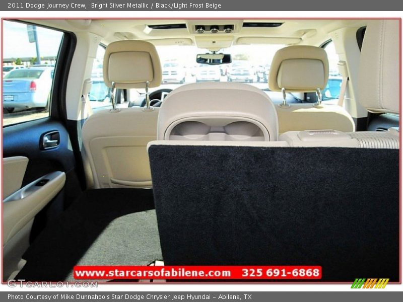 Bright Silver Metallic / Black/Light Frost Beige 2011 Dodge Journey Crew