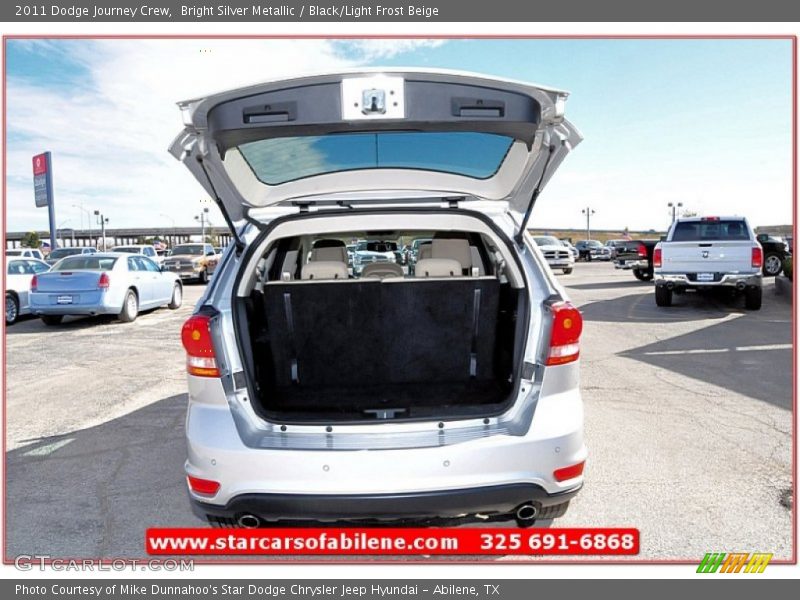 Bright Silver Metallic / Black/Light Frost Beige 2011 Dodge Journey Crew