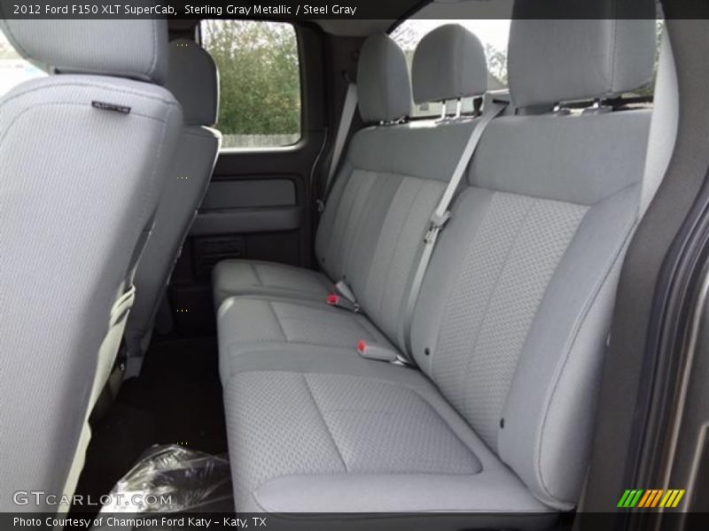 Sterling Gray Metallic / Steel Gray 2012 Ford F150 XLT SuperCab
