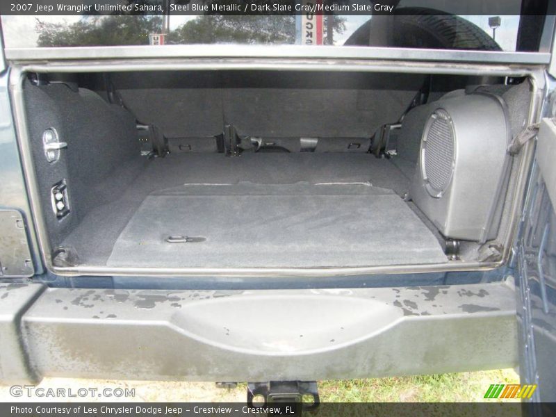 Steel Blue Metallic / Dark Slate Gray/Medium Slate Gray 2007 Jeep Wrangler Unlimited Sahara