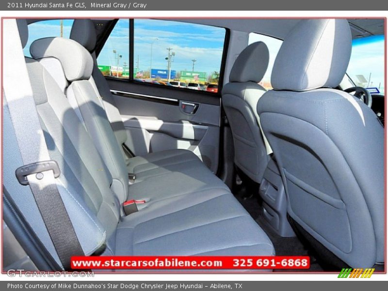 Mineral Gray / Gray 2011 Hyundai Santa Fe GLS