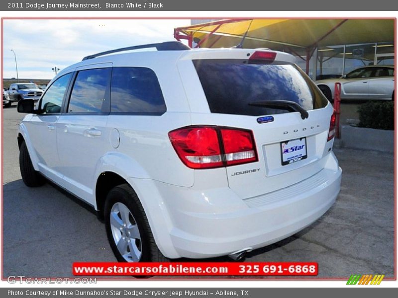 Bianco White / Black 2011 Dodge Journey Mainstreet