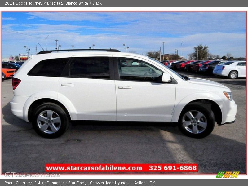 Bianco White / Black 2011 Dodge Journey Mainstreet