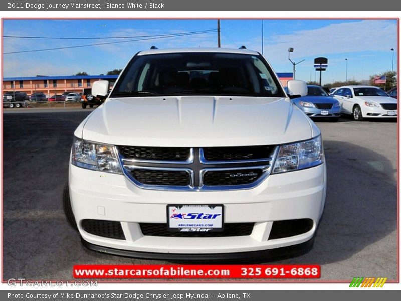 Bianco White / Black 2011 Dodge Journey Mainstreet