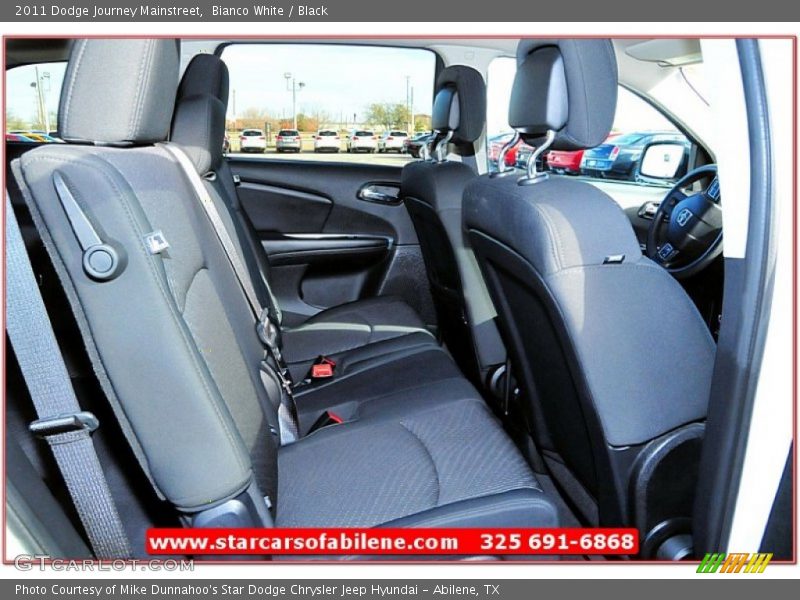 Bianco White / Black 2011 Dodge Journey Mainstreet