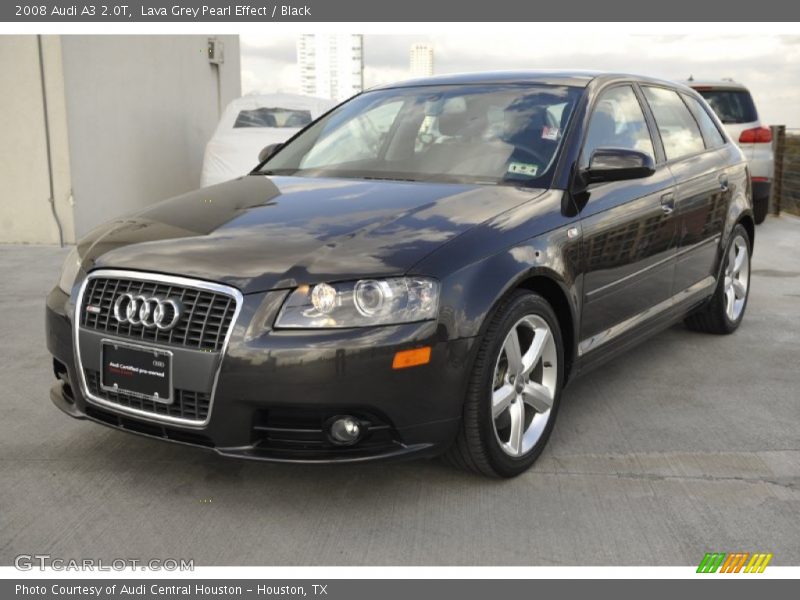 Lava Grey Pearl Effect / Black 2008 Audi A3 2.0T