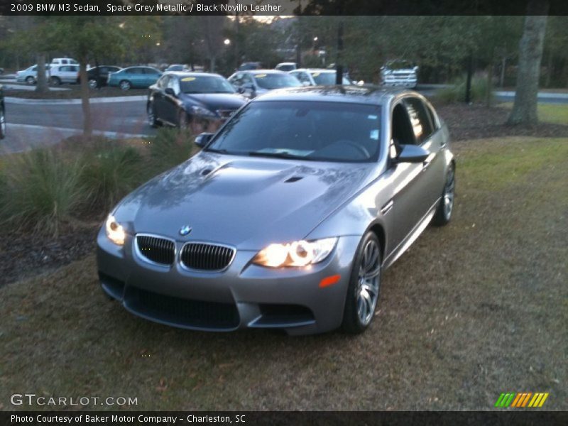 Space Grey Metallic / Black Novillo Leather 2009 BMW M3 Sedan