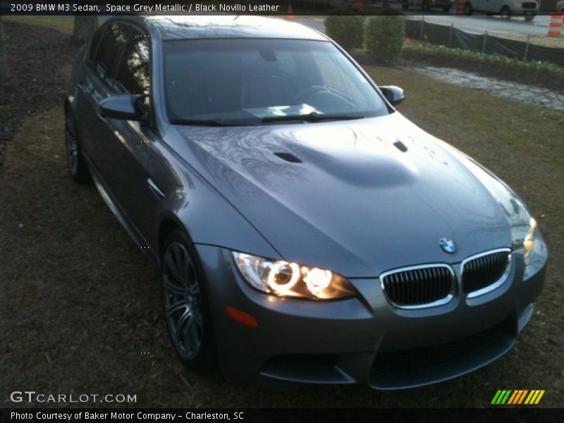 Space Grey Metallic / Black Novillo Leather 2009 BMW M3 Sedan