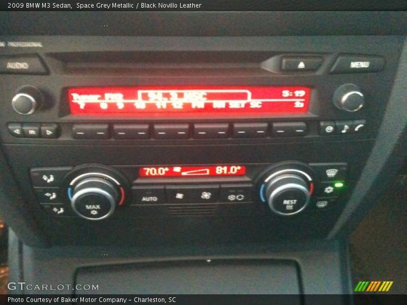 Space Grey Metallic / Black Novillo Leather 2009 BMW M3 Sedan
