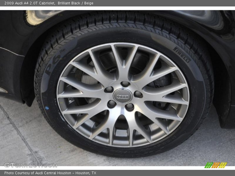 Brilliant Black / Beige 2009 Audi A4 2.0T Cabriolet