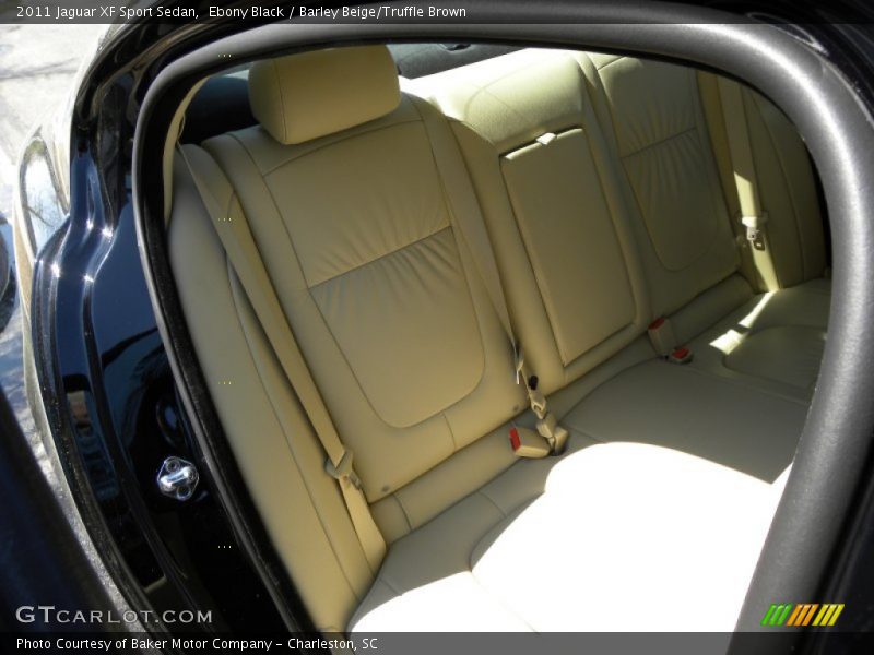 Ebony Black / Barley Beige/Truffle Brown 2011 Jaguar XF Sport Sedan