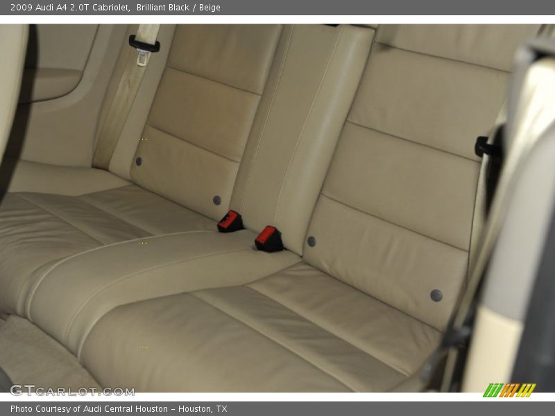 Brilliant Black / Beige 2009 Audi A4 2.0T Cabriolet