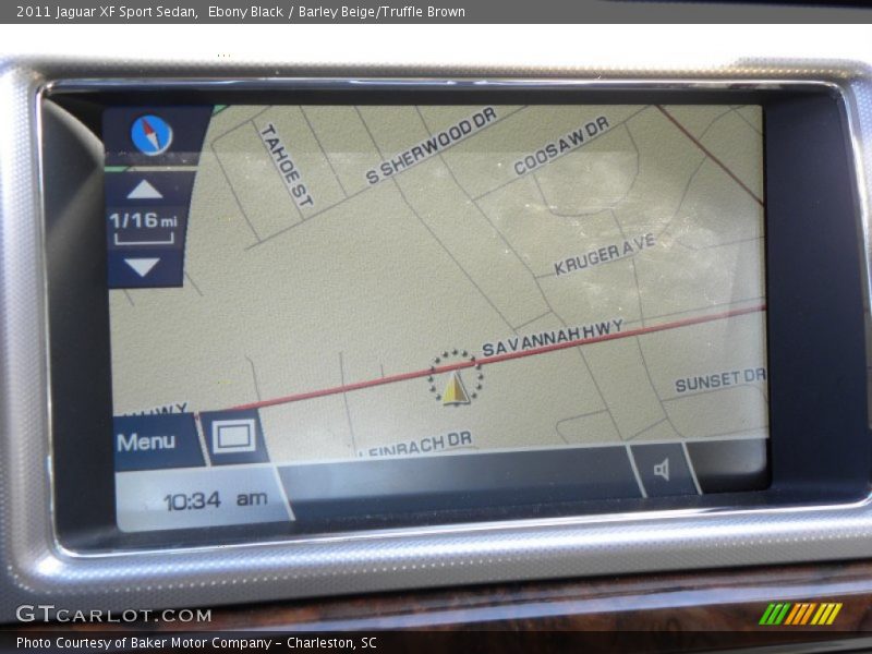 Ebony Black / Barley Beige/Truffle Brown 2011 Jaguar XF Sport Sedan