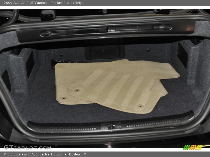 Brilliant Black / Beige 2009 Audi A4 2.0T Cabriolet