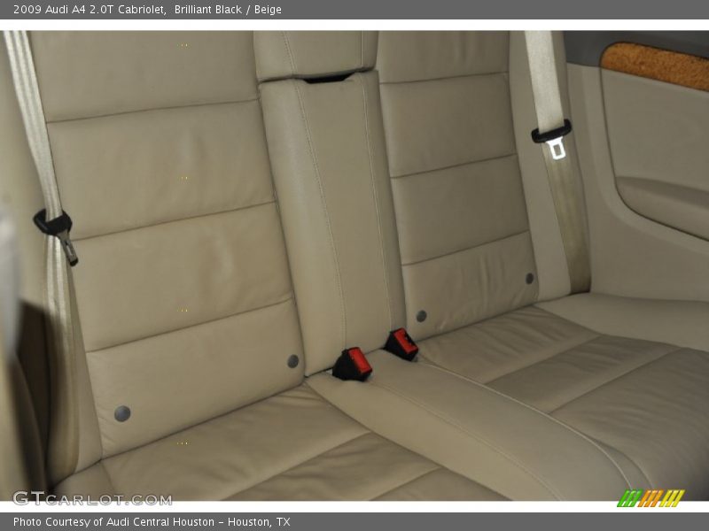 Brilliant Black / Beige 2009 Audi A4 2.0T Cabriolet