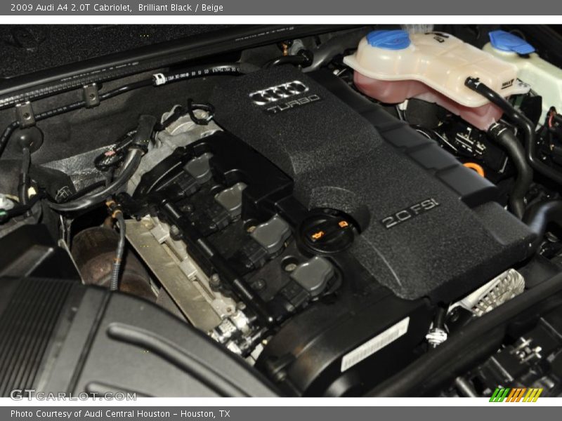 Brilliant Black / Beige 2009 Audi A4 2.0T Cabriolet