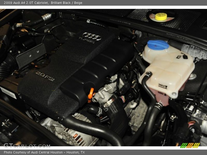 Brilliant Black / Beige 2009 Audi A4 2.0T Cabriolet