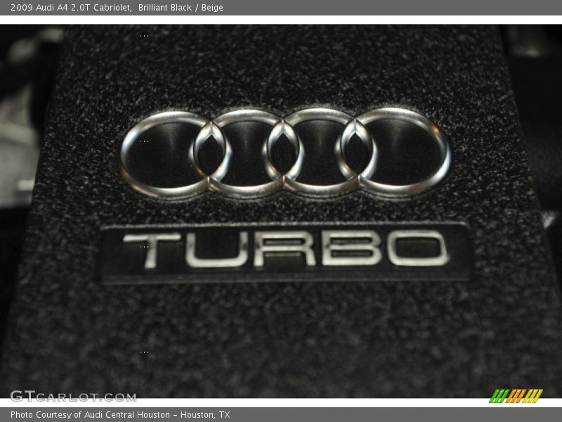 Brilliant Black / Beige 2009 Audi A4 2.0T Cabriolet