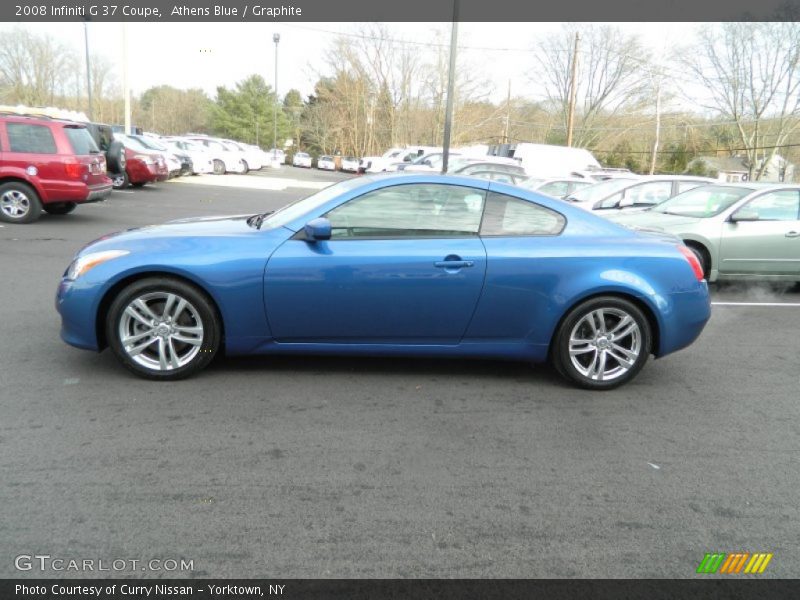Athens Blue / Graphite 2008 Infiniti G 37 Coupe
