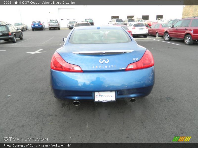 Athens Blue / Graphite 2008 Infiniti G 37 Coupe