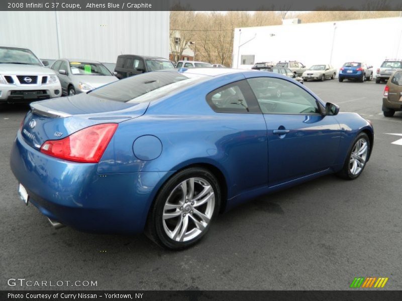 Athens Blue / Graphite 2008 Infiniti G 37 Coupe