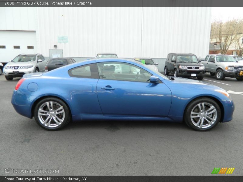 Athens Blue / Graphite 2008 Infiniti G 37 Coupe