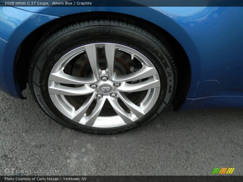 Athens Blue / Graphite 2008 Infiniti G 37 Coupe