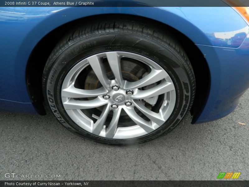 Athens Blue / Graphite 2008 Infiniti G 37 Coupe