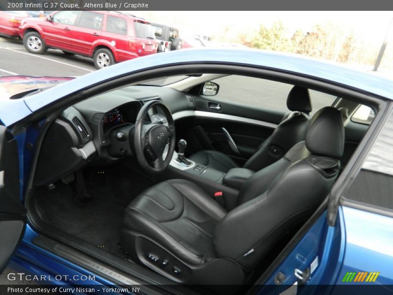 Athens Blue / Graphite 2008 Infiniti G 37 Coupe