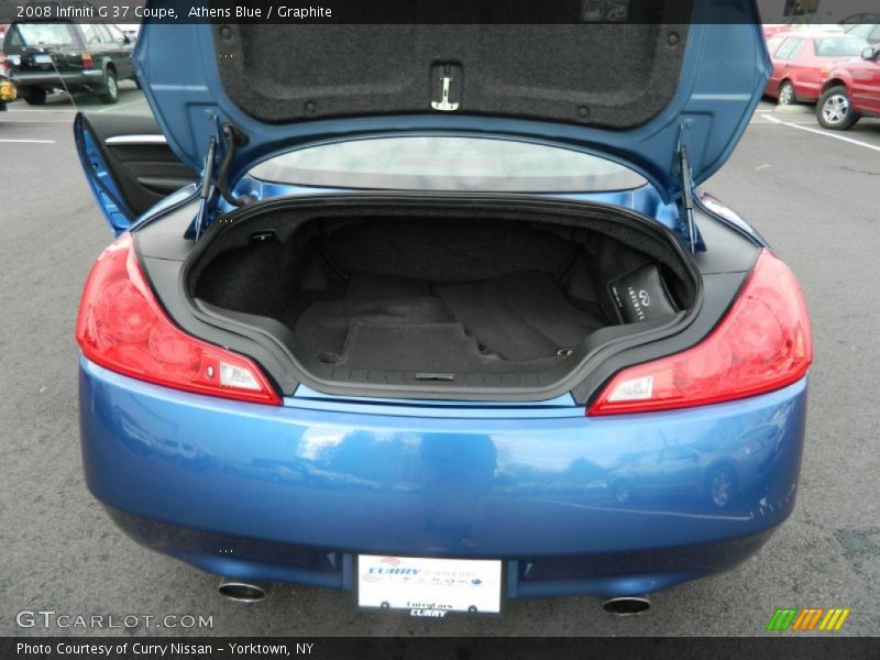 Athens Blue / Graphite 2008 Infiniti G 37 Coupe