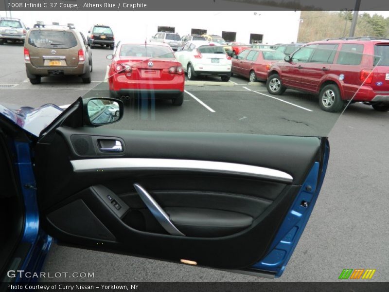 Athens Blue / Graphite 2008 Infiniti G 37 Coupe