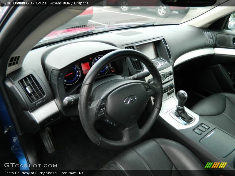 Athens Blue / Graphite 2008 Infiniti G 37 Coupe