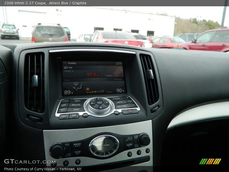Athens Blue / Graphite 2008 Infiniti G 37 Coupe