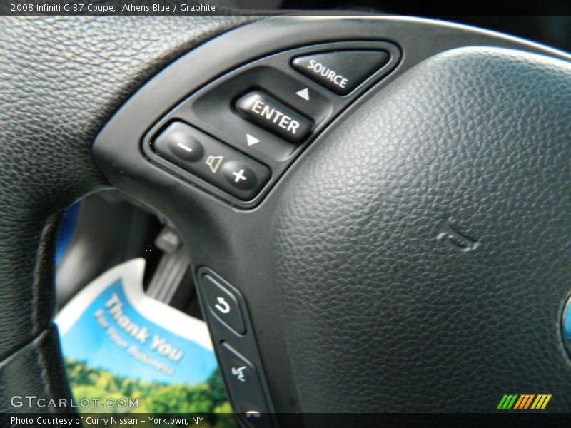 Athens Blue / Graphite 2008 Infiniti G 37 Coupe