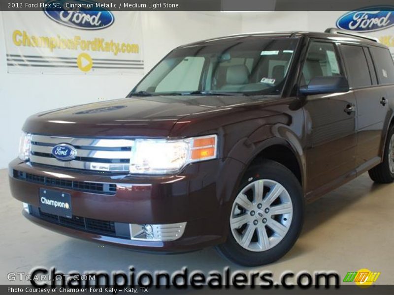 Cinnamon Metallic / Medium Light Stone 2012 Ford Flex SE
