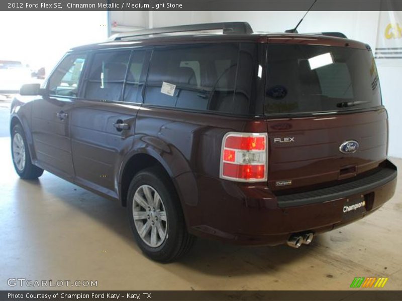 Cinnamon Metallic / Medium Light Stone 2012 Ford Flex SE