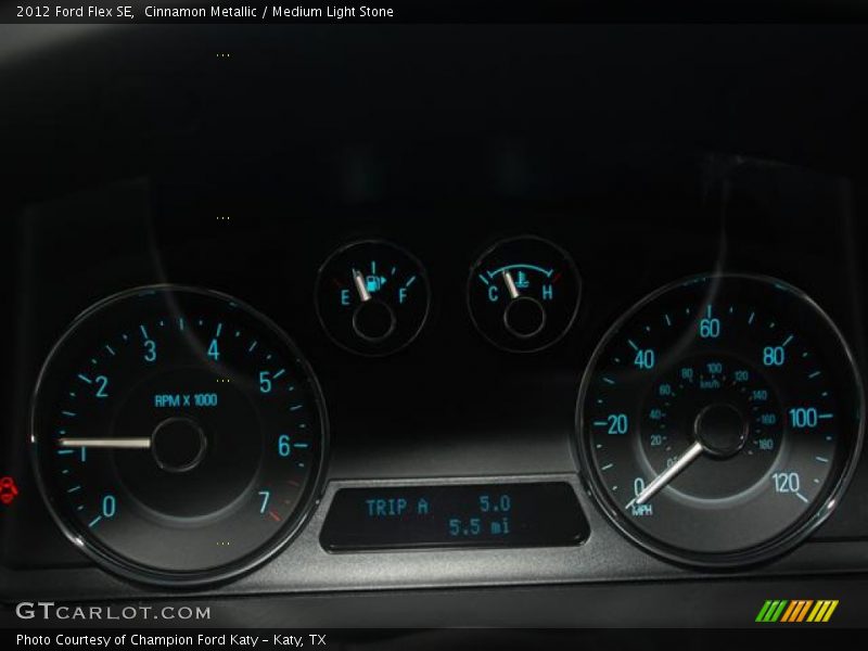 Cinnamon Metallic / Medium Light Stone 2012 Ford Flex SE