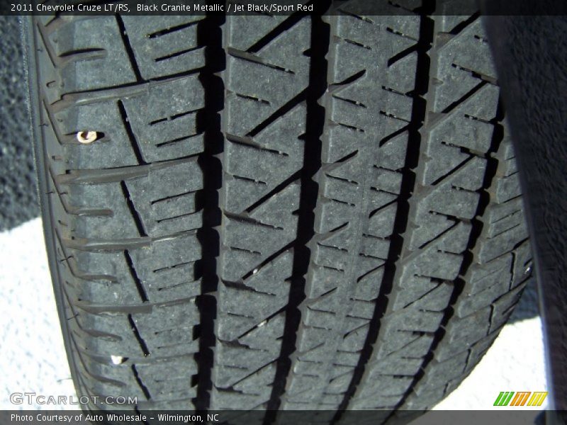 Black Granite Metallic / Jet Black/Sport Red 2011 Chevrolet Cruze LT/RS