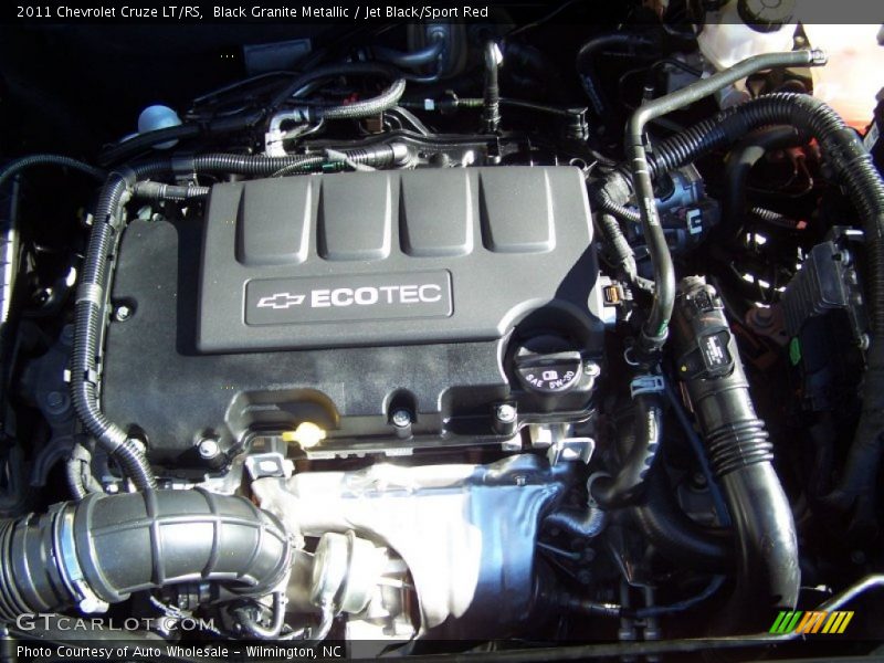 Black Granite Metallic / Jet Black/Sport Red 2011 Chevrolet Cruze LT/RS