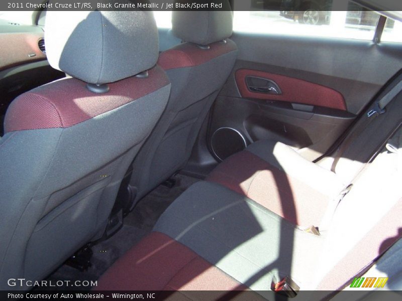 Black Granite Metallic / Jet Black/Sport Red 2011 Chevrolet Cruze LT/RS